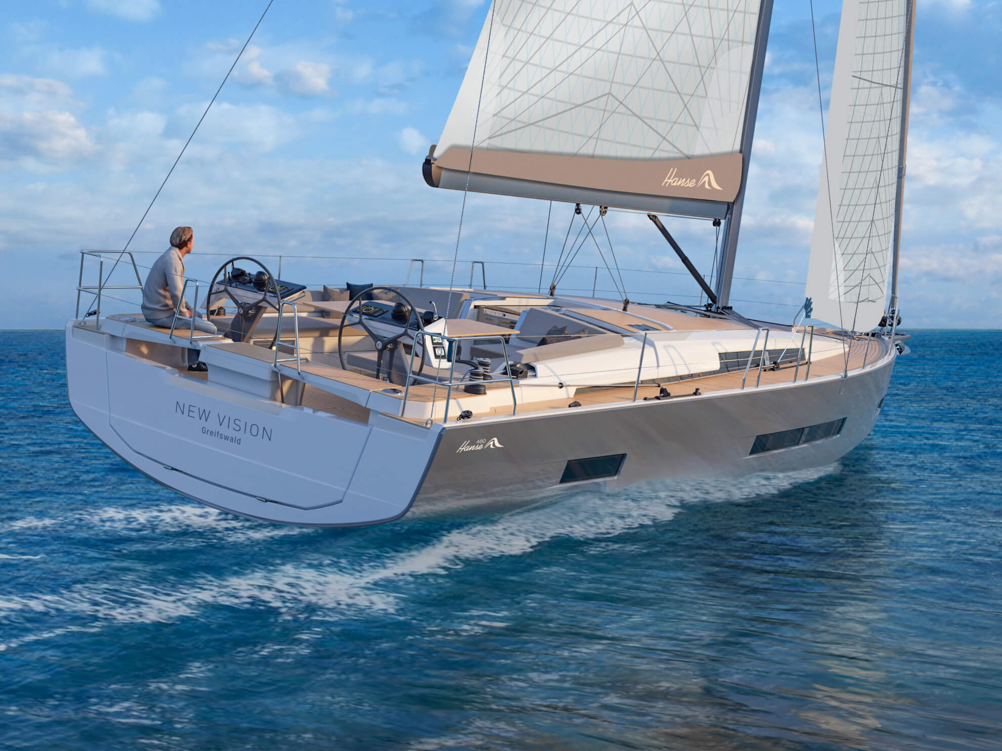 New Hanse 46 feet yacht